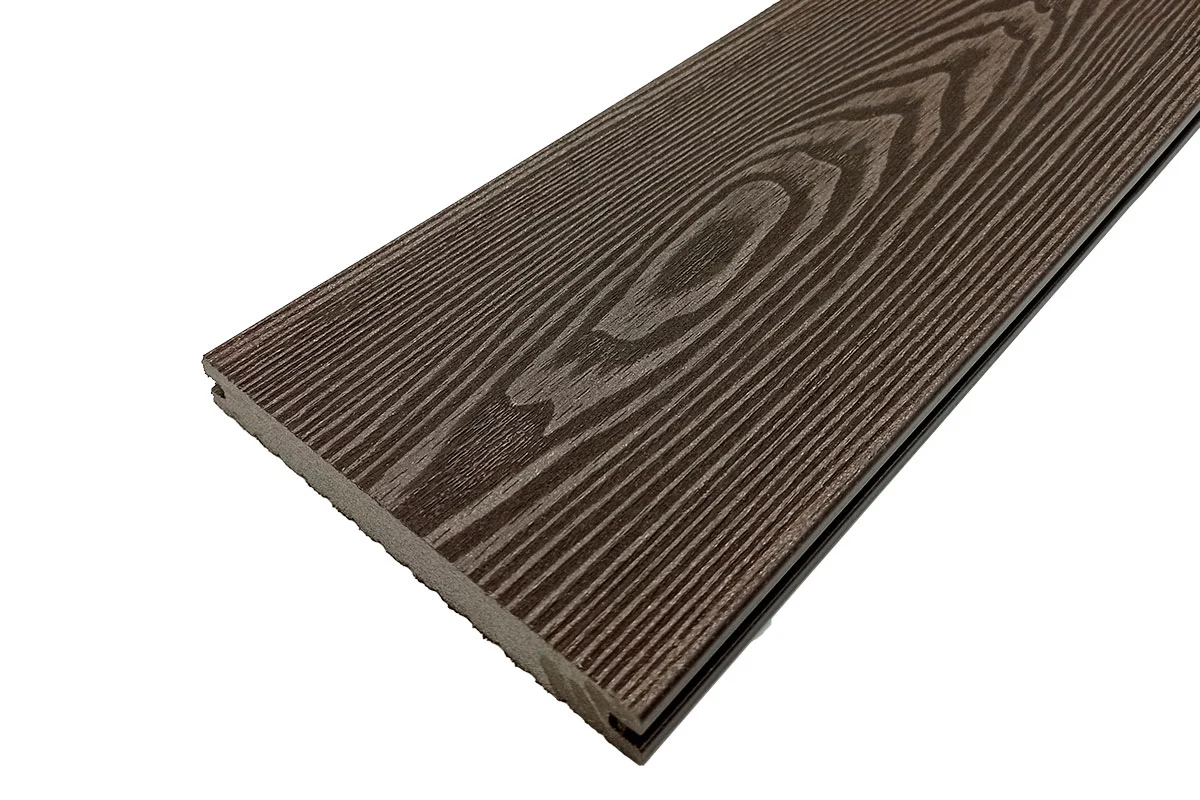 Палубная доска полнотелая из ДПК марки HOLZHOF Solid, 150*18
